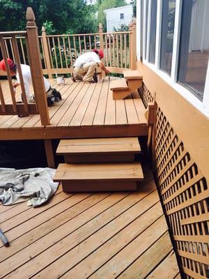 Deck Staining