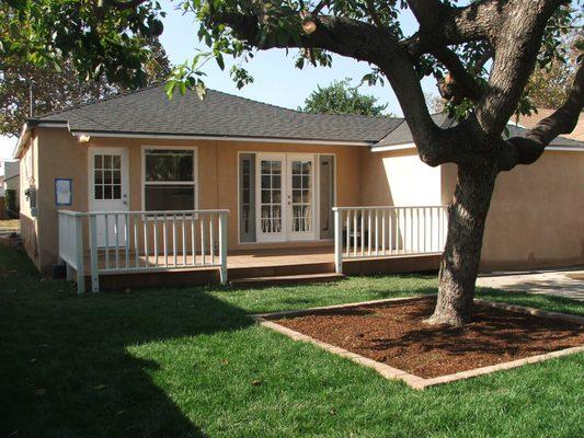 Backyard remodel in Bellflower