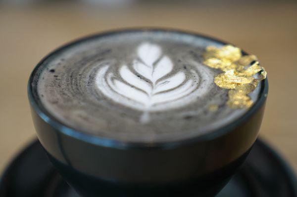 Black and Gold Latte