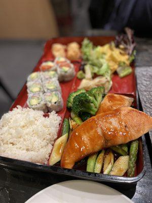 Salmon Teriyaki Bento Box Yuuum!