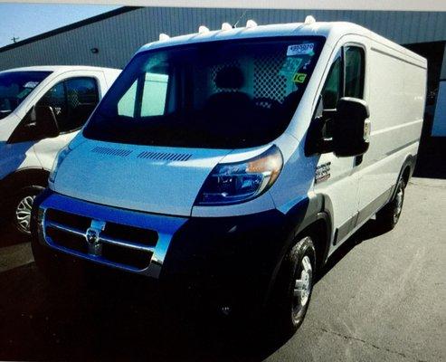 2017 ProMaster with bulkhead