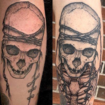 Skull tattoo