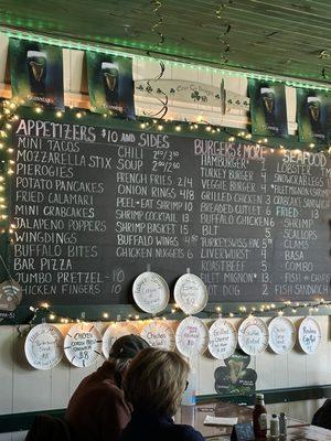 Menu board