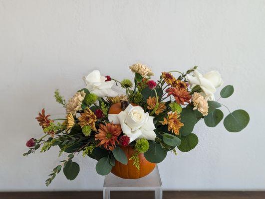 pumpkin arrangement