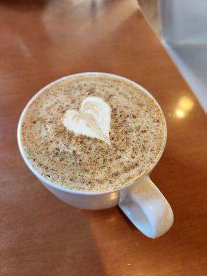 Dirty chai tea latte made with love!