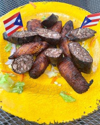 Morcilla y maduros