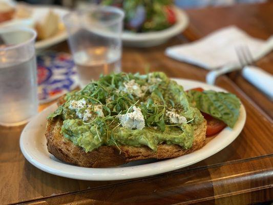 Avocado Toast need more flavors. Used bit salt.