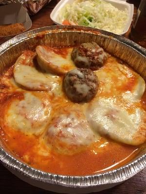 Cheese rav. W/ meatballs