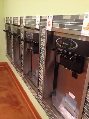 10 FroYo Choices in self-serve