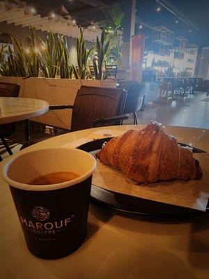 Espresso and Nutella croissant