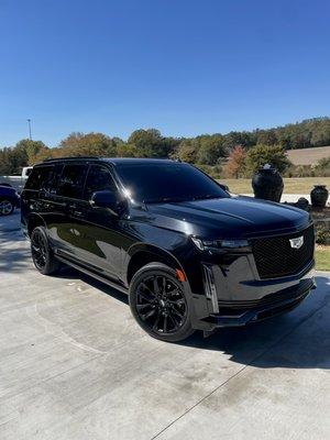 Exterior detail on Cadillac!