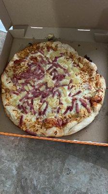 The Hawaiian pizza