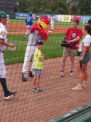 Humphrey the Hawk Mascot