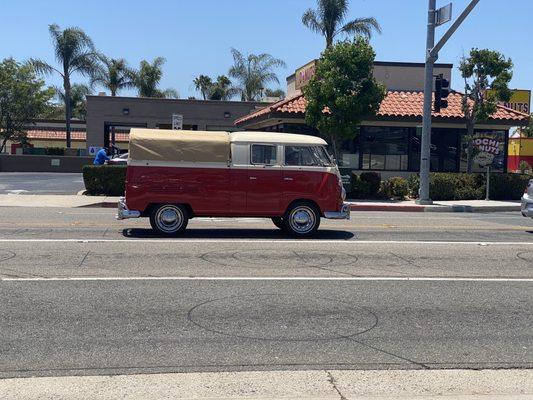 VW BUS passing on hewes street