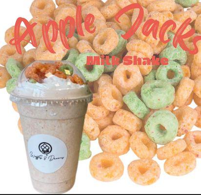 Apple Jacks Milk Shake