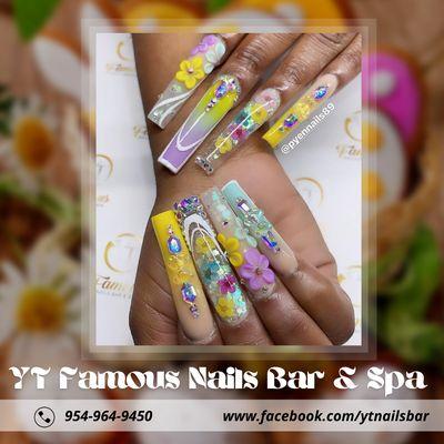 Let our team make your special day memorable!
 YT Famous Nails Bar & Spa