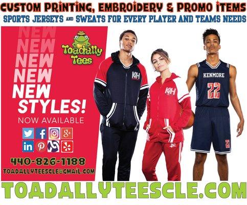 CUSTOM SCREEN PRINTING AND EMBROIDERY IN CLEVELAND , OHIO FROM TOADALLY TEES !