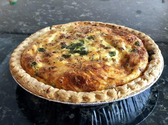 Liven up your Sunday Breakfast with our Homemade Quiche.