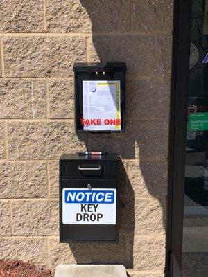 Need to drop off after hours? No problem, just drop it in the night drop box.