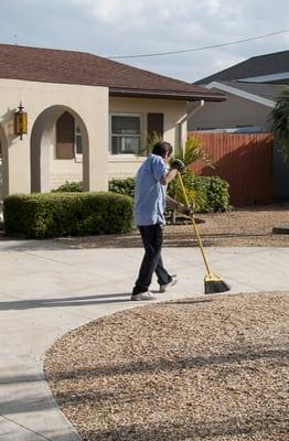 We always cleanup when the job is done.