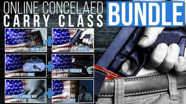 Top Rated Concealed Carry Class with 5 FREE Bonus Courses