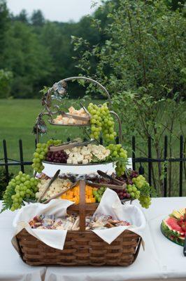 Cheese and Fruit display