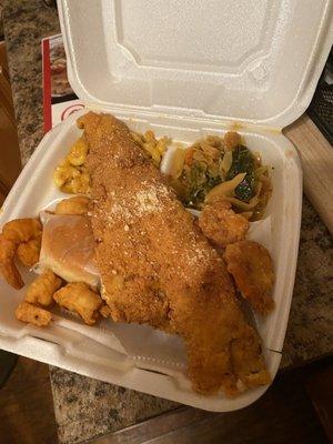 Fried Haddock and Shrimp Combo