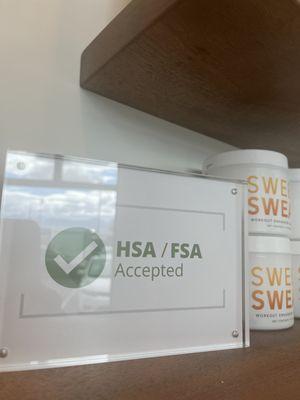 We accept HSA/FSA.