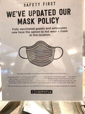 Mask policy