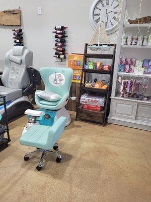 Cute little kid's pedi chair