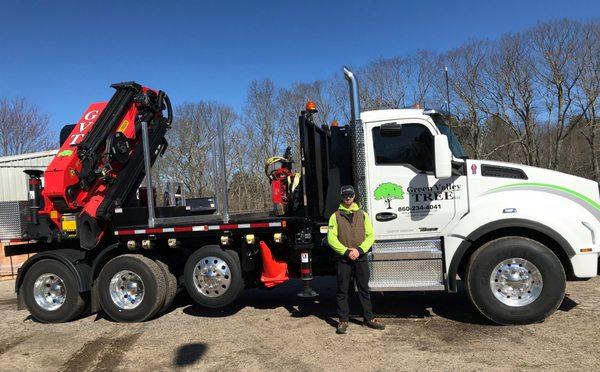 Josh, Owner & Arborist, with the Tree-Mek!