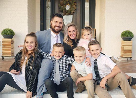 Dr. Keith Boren and his beautiful family.