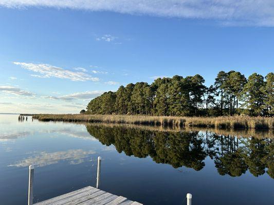 View from the dock.