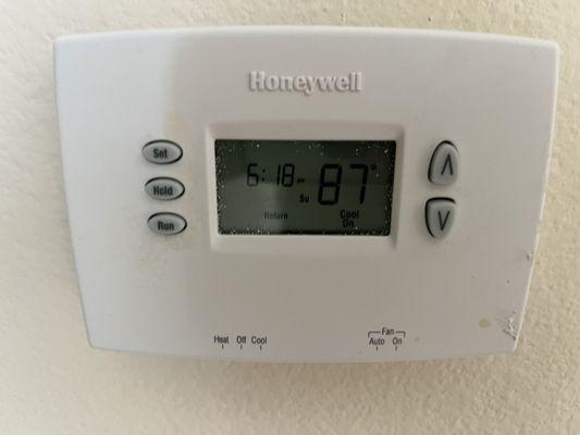 That call this a functioning AC. This is only May and this is after they "fix" it