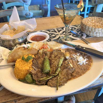 Carne Azada plate