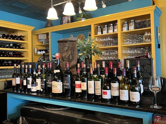 Big wine selection