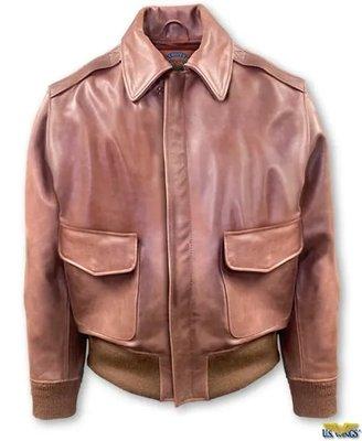 NEW! Cooper Original™ 50 Mission™ Russet Cowhide A-2 Jacket, US Government Issue  similar to jackets seen in the Masters of the Air.