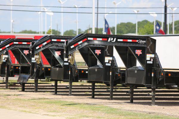 Gooseneck Flatbed Trailers from PJ Trailers