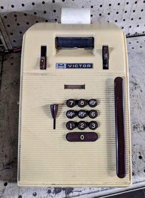 Vintage adding machine.