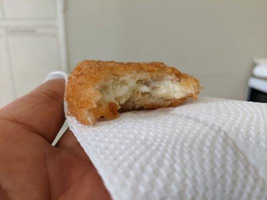 Clam chowder croquette filling