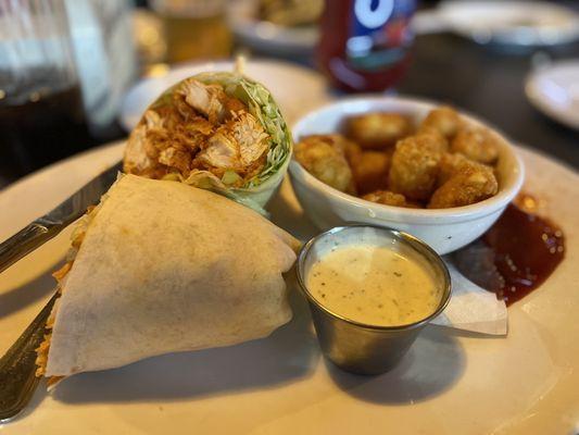 Buffalo Chicken Wrap Sandwich