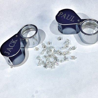 Diamond Loupes Engraved