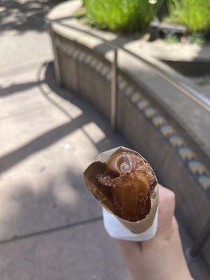 Caramel filled churro.