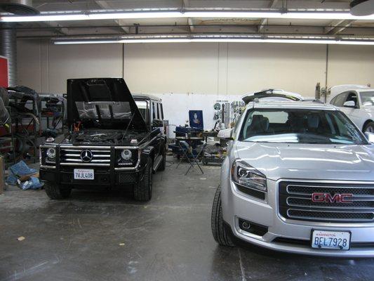 G-Wagon in for some repairs