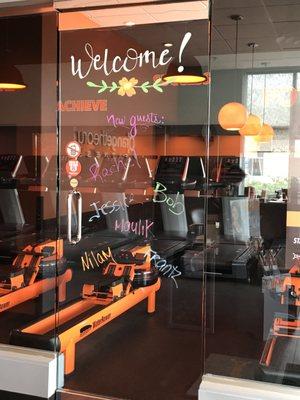 When you've a new gym coach at Orange Theory!