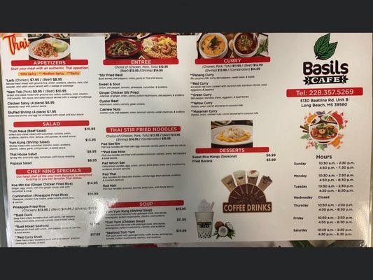 New Menu