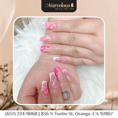 Nail dreams come true here! 
Book with us and enjoy nails that wow!