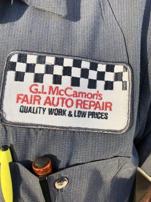 You can believe his slogan! Quality work and low prices!