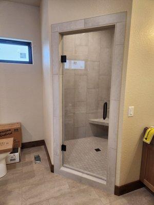 Custom heavy shower doors