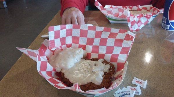 Special of the day: Chicken Fried Steak. It was GREAT!